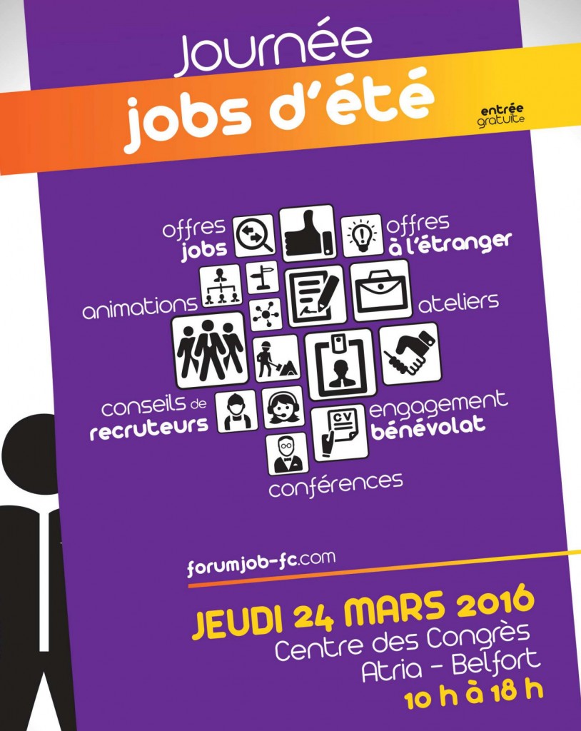 affiche journée jobs d'été belfort