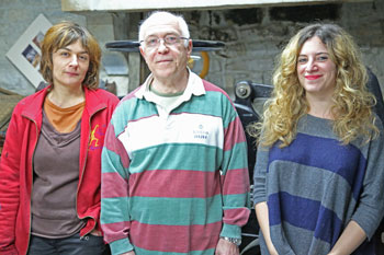 Julie Welklen, Roland Chopard et Claire Perrin, vous attendent du 4 au 6 mars à l’Abbaye de Baume-les-Dames et dans leur atelier