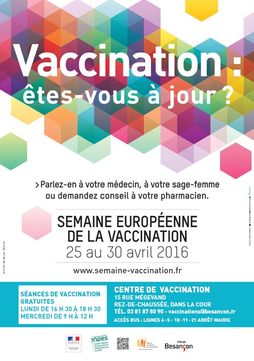 affiche semaine européenne de la vaccination