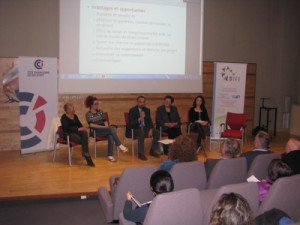 Table ronde sur le Crowdfunding montée par le DLA en partenariat avec la CCI 90 en mars 2016 - Photo : MIFE 90