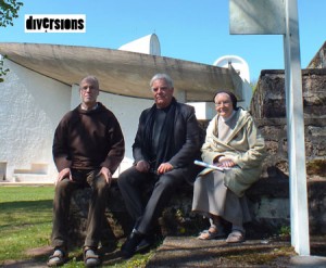De gauche à droite : Frère Patrice Kervyn, Jean-Jacques Virot et sœur Marie-Claire​ - Photo : Noël Mourey