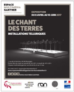 Exposition Le chant des terres à l'Espace Multimédia Gantner de Bourogne