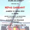 Baume les Dames – Repas dansant le 31 mars repas dansant BLD