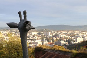 L'une des sculptures de Mauro Corda à voir à la Citadelle de Besançon