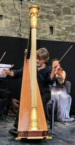 Le harpiste Fabrice Pïerre au festival Tetraktys en Franche-Comté