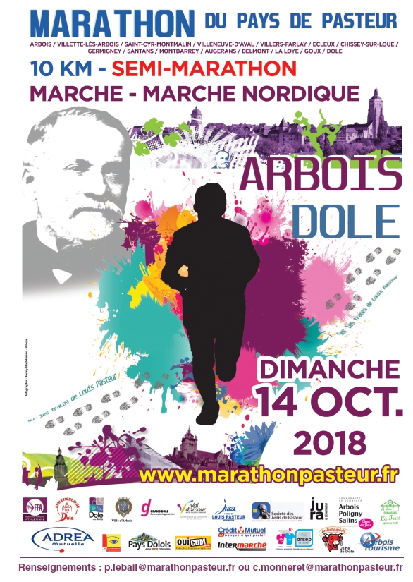 affiche marathon arbois