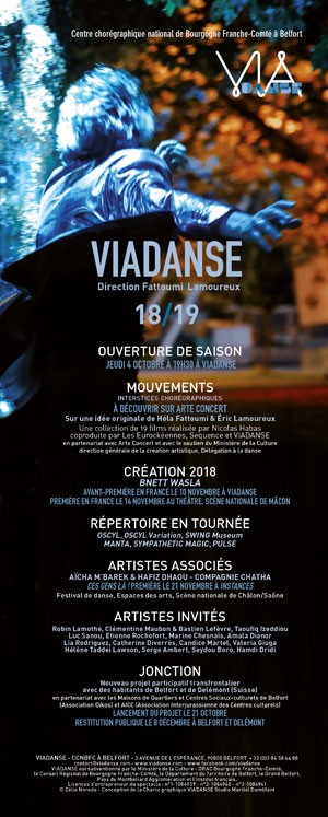VIADANSE à Belfort - Saison 2018-2019