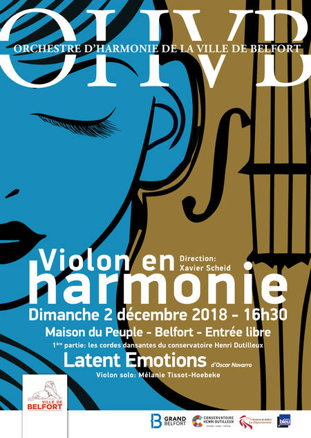 affiche violon en harmonie