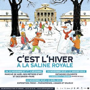 C'est l'hiver à la Saline royale