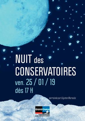 affiche nuit des conservatoires chalon