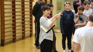 Danse à l'école avec la danseuse chorégraphe Noelia Tajes au Collège Vauban de Belfort