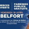 affiche parking gratuit