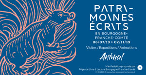 Patrimoines écrits en Bourgogne Franche-Comté 2019