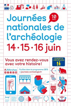 visuel journées nationales de l'archéologie 2019