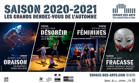 Espace des Arts, rentrée 2020 à Chalon-sur-Saône
