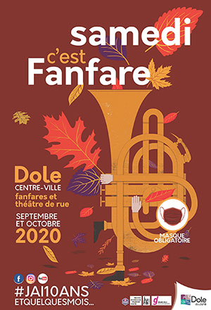 Samedi c'est fanfare en septembre et octobre 2020 à Dole