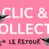 visuel click and collect les mots passants