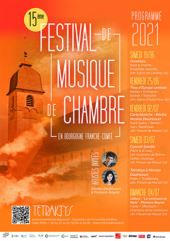 Festival de musique de chambre Tetraktys 2021 