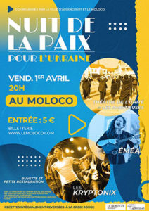 Nuit de la Paix pour l'Ukraine au Moloco