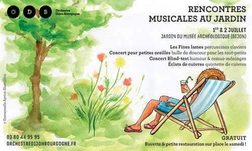 Musicales au jardin avec l'Orchestre Dijon Bourgogne
