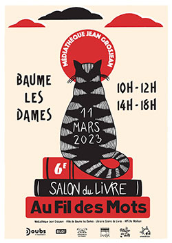 Salon du livre Au Fil des mots 2023 à Baume-les-Dames