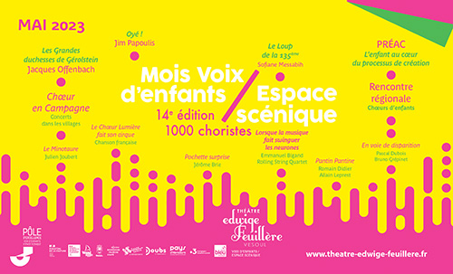 Mois Voix d'enfants/Espace scénique 2023 au Théâtre Edwige Feuillère