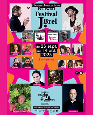 Festival Jacques Brel 2023 à Vesoul et ailleurs en Haute-Saône