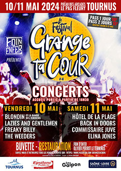 Festival Grange Ta Cour #4, Tournus, Préau de la salle des Arcades