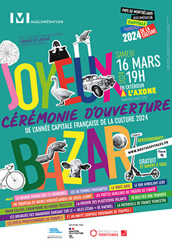 Joyeux Bazar - Cérémonie d'ouverture de PMA Capitale Française de la Culture 2024 à L'Axone le 16 mars