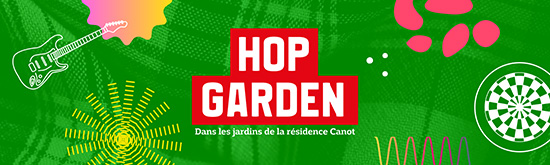 Hop Garden 2025 à Besançon, jardins de la Résidence Canot et Café international
