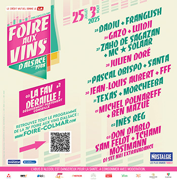 Foire aux Vins 2025 au Parc des expositions de Colmar