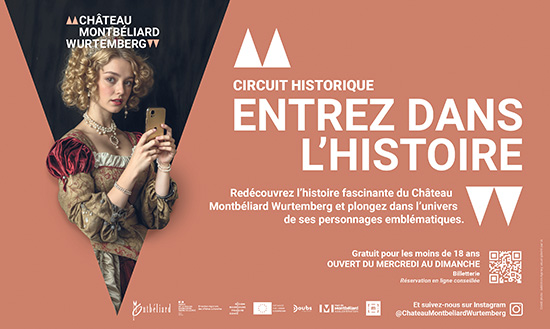 Nouveau circuit historique au Château Montbéliard Wurtemberg