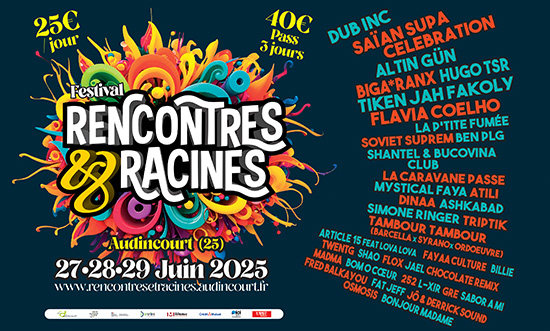Rencontres & Racines 2025 à Audincourt