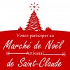 affiche marché de noël saint claude