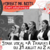 visuel stage vocal forget me not