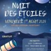 Valentigney – Nuit des étoiles vendredi 1er août nuit des étoiles valentigney